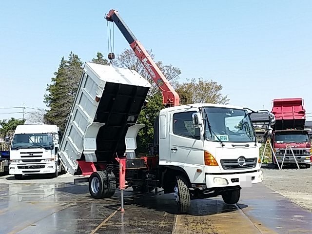 日野 レンジャー 増トン 平ボディ（クレーン付） KL-FE1JGEA(9325) 4枚目
