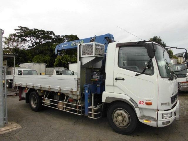 三菱ふそう ファイター 増トン 平ボディ（クレーン付） QKG-FK72FZ(22165) 2枚目