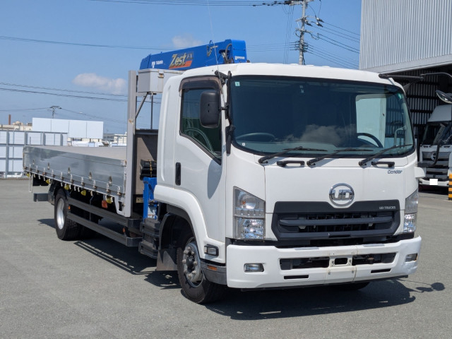 UDトラックス（日産） コンドル 中型 平ボディ（クレーン付） 2RG-BTR90U2(105351) 2枚目