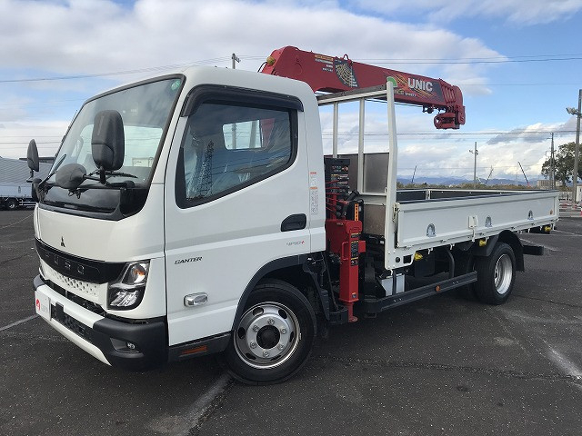 三菱ふそう キャンター 小型 平ボディ（クレーン付） 2RG-FEB80(97123) 1枚目