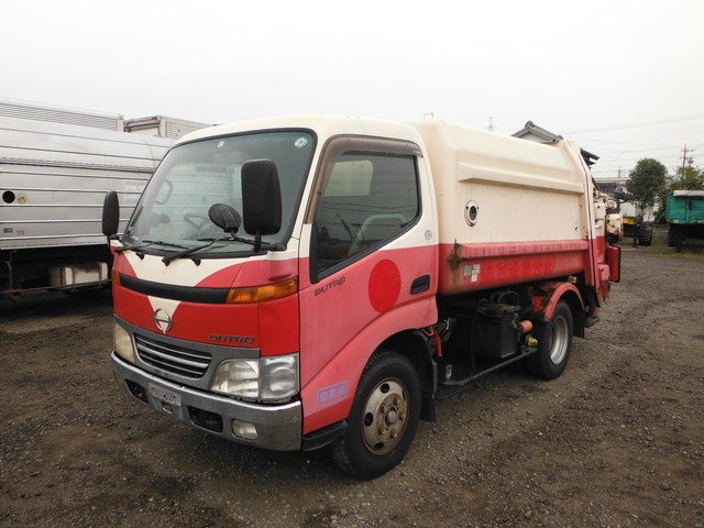日野 デュトロ 小型 塵芥車（プレス式） KK-XZU302X(2198) 1枚目