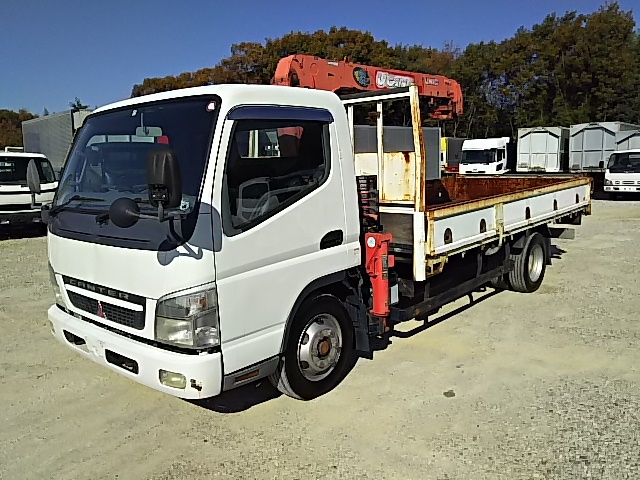 三菱ふそう キャンター 小型 平ボディ（クレーン付） PA-FE83DGY(7548) 3枚目