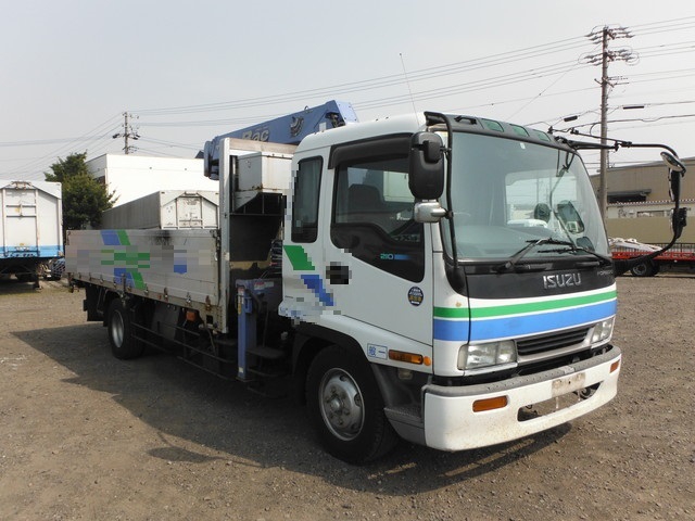 いすゞ エルフ 増トン 平ボディ（クレーン付） KC-FSR33L4(1419) 1枚目