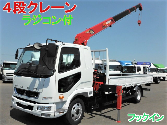 三菱ふそう ファイター 中型 平ボディ（クレーン付） 2KG-FK62F(34738) 1枚目