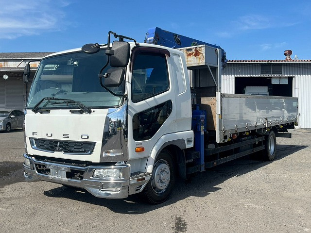 三菱ふそう ファイター 増トン 平ボディ（クレーン付） QKG-FK65FZ(113670) 2枚目