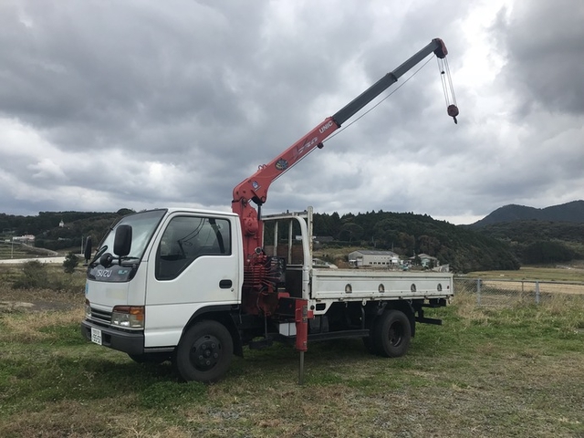 いすゞ エルフ 小型 平ボディ（クレーン付） KK-NKR71LR(4972) 1枚目