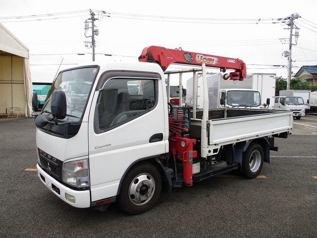 三菱ふそう キャンター 小型 平ボディ（クレーン付） PDG-FE72D(10540) 2枚目