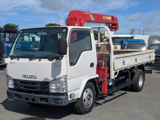 いすゞ エルフ 小型 平ボディ（クレーン付） TPG-NKR85R(109948) 1枚目
