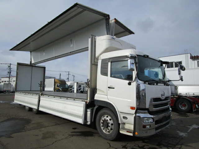 UDトラックス（日産） クオン 大型 冷蔵冷凍ウィング QPG-CD5ZA(37172) 4枚目