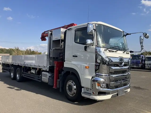 日野 プロフィア 大型 平ボディ（クレーン付） 2DG-FS1AHC(113876) 3枚目