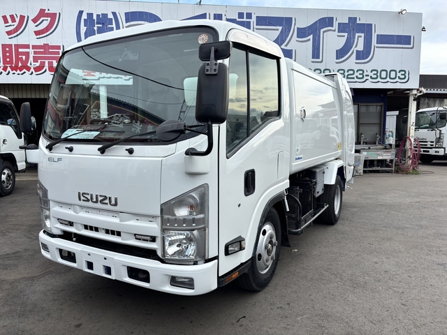 いすゞ エルフ 小型 塵芥車（回転式） TKG-NMR85N(107777) 1枚目