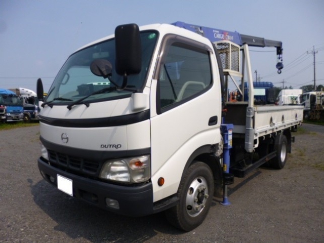 日野 デュトロ 中型 平ボディ（クレーン付） BDG-XZU414M(2044) 1枚目