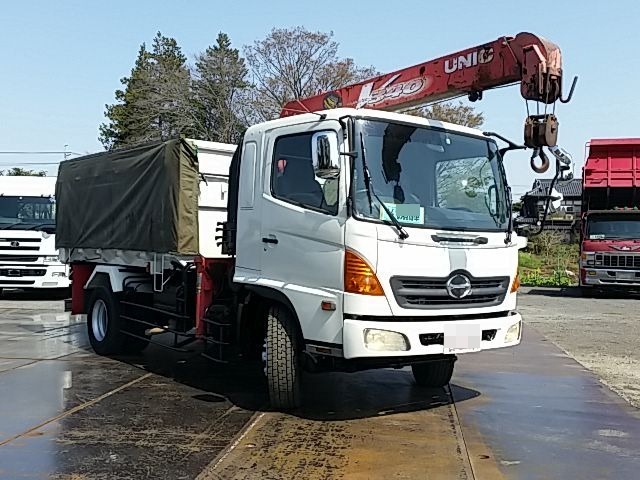 日野 レンジャー 増トン 平ボディ（クレーン付） KL-FE1JGEA(9325) 2枚目