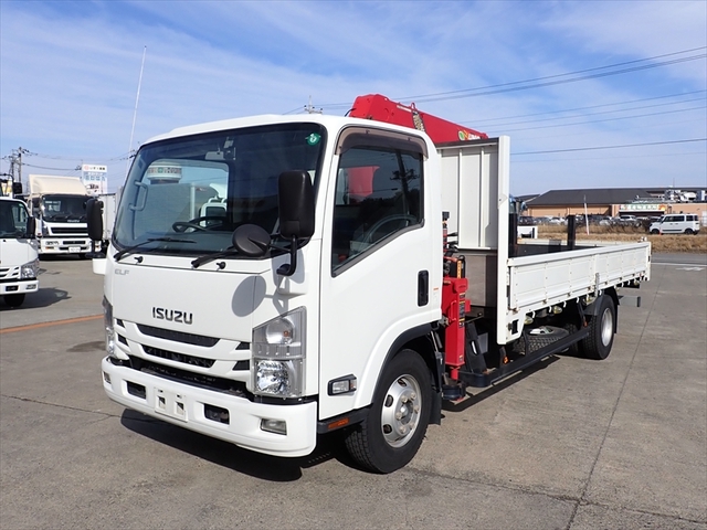 いすゞ エルフ 小型 平ボディ（クレーン付） 2RG-NPR88YN(111111) 1枚目