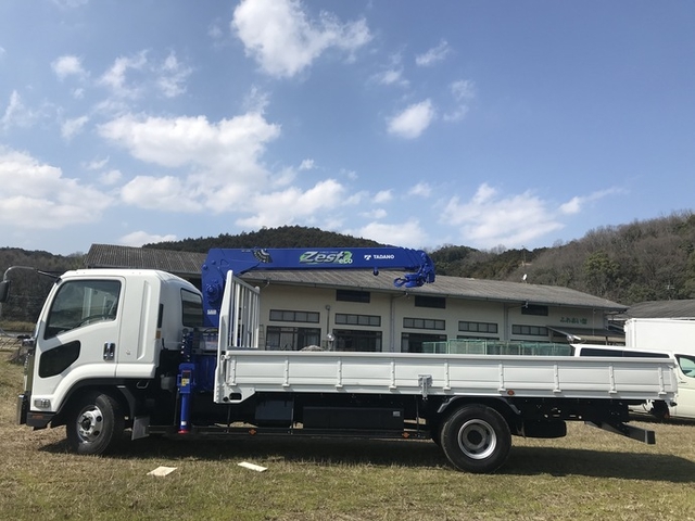 いすゞ フォワード 中型 平ボディ（クレーン付） SKG-FRR90S2(5744) 59枚目
