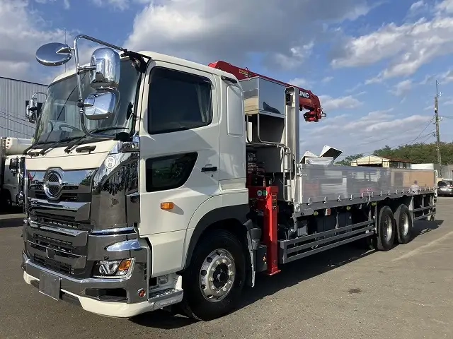 日野 プロフィア 大型 平ボディ（クレーン付） 2DG-FS1AHC(113876) 1枚目